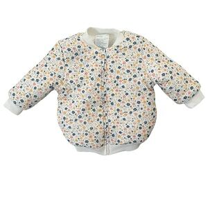 First Impressions Baby Girl Reversible Faux-Sherpa Jacket